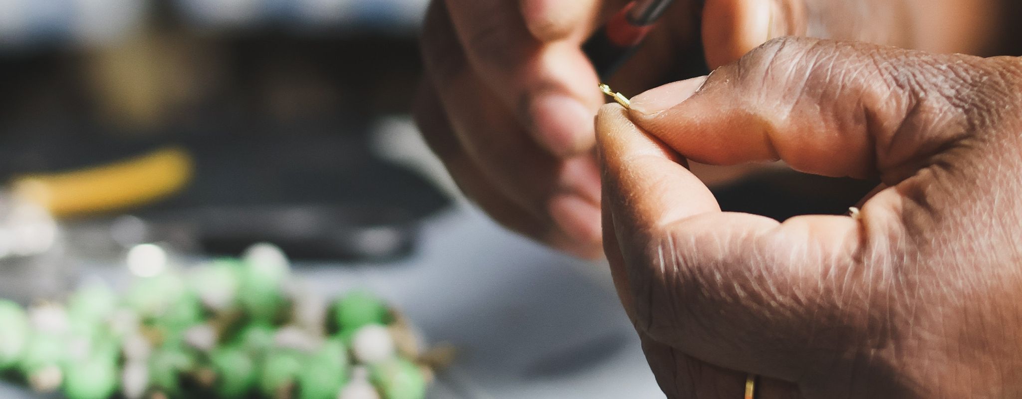 Unique handmade jewellery collection created by skilled artisans.